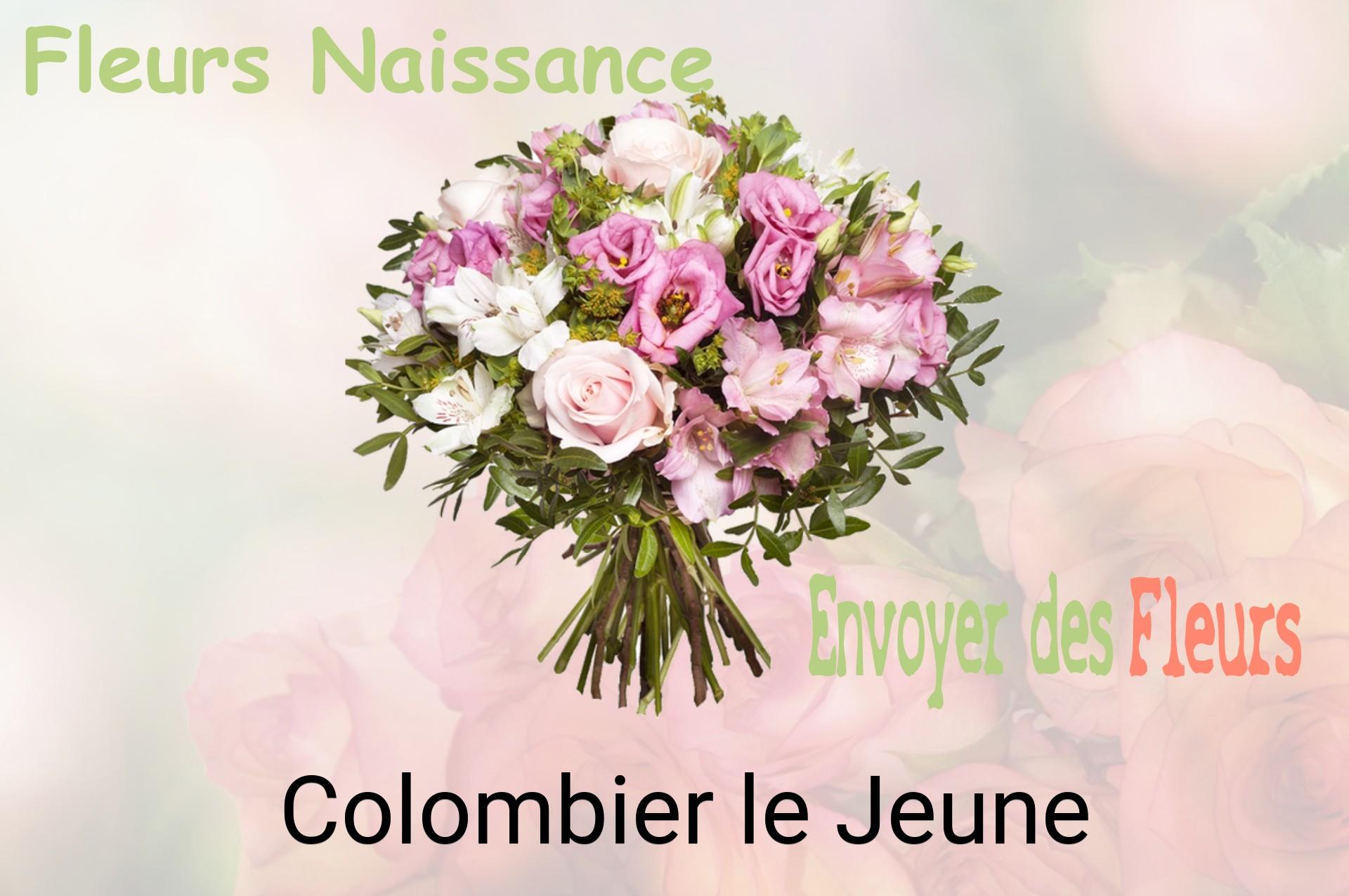 Bouquet de fleurs de naissance livré à Colombier-le-Jeune